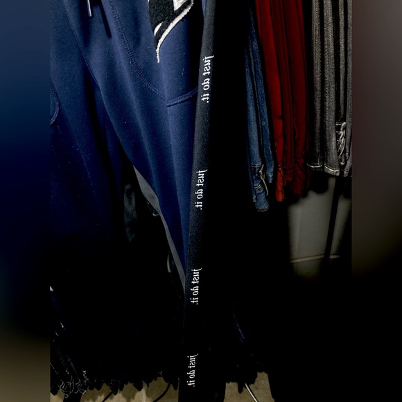 Bundle!Men’s Nike Sportswear joggers/jacket with blacked out Nike logo size L - Picture 9 of 13